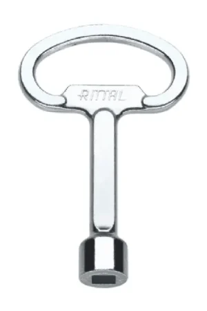 Llave Rittal serie SZ de Acero Inoxidable de color Gris, 55 x 90 x 15mm, para usar con Lock Insert Descuento