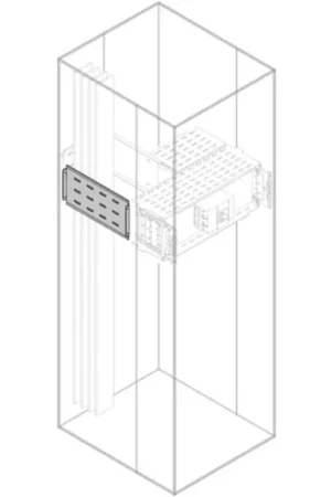 A Buen Precio Placa de Montaje ABB serie PLVS de Lámina de acero decapado, 490.7 x 495 x 22mm, para usar con Placas modulares -