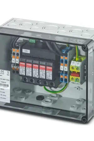Protector de sobretensiones transitorias, 40kA, 3,7kV, montaje: Carril DIN SOL-SC-1ST-0-DC Popular