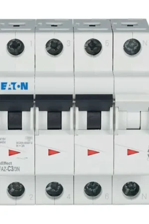 Directo De Fábrica Interruptor automático 3+N, 3A, Curva Tipo C, Poder de corte 10 kA, xEffect