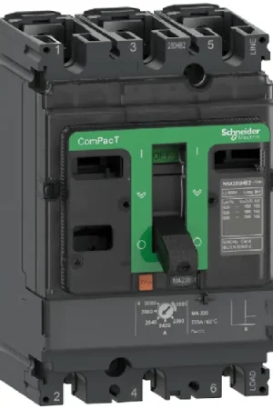 MCCB Schneider Electric, 3 Polos, 2.5A, Montaje fijo, ComPacT, NSX Promoción