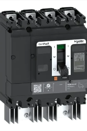 Envío Gratis MCCB Schneider Electric, 4 Polos, 160A, Capacidad de Ruptura 1500 V, Montaje fijo, ComPacT Nueva generación, ComPacT NSX