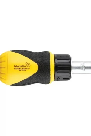 A Buen Precio DESTORNILLADOR CARRACA REVERS. 1/4'' 95MM PORTAP.1/4 +7P MIN