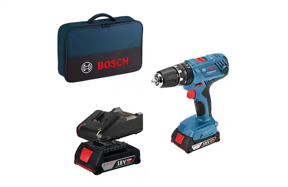 Últimas Unidades Taladro ator.perc 18v li 2bat 2,0ah 13mm+mal gsb 18v-21 bosc