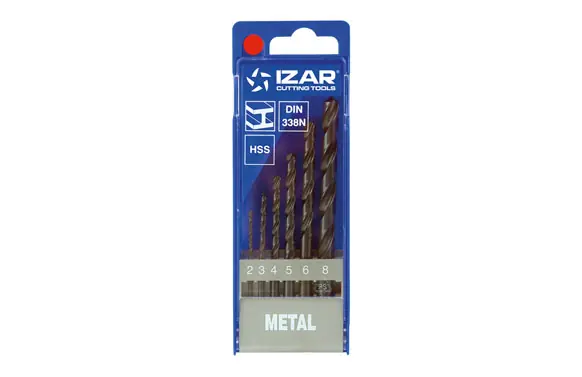 Promoción Broca metal standard cilindrica hss din338n juego 1462-2 a 8 mm 6 uds