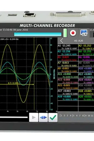 Registrador de datos Sefram DAS 240, para Corriente, Resistencia, Temperatura, Termopar, Tensión, con alarma, display Bestseller